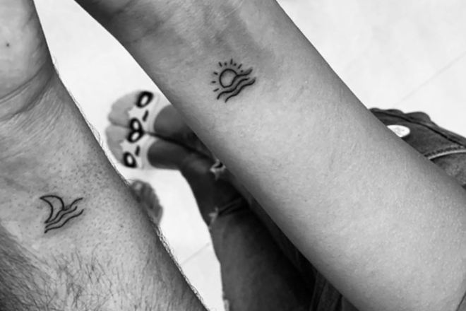   Tatuajes de sol y luna para Mujeres y su significado