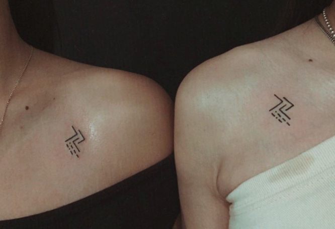 tatuajes hermanas codigo morse