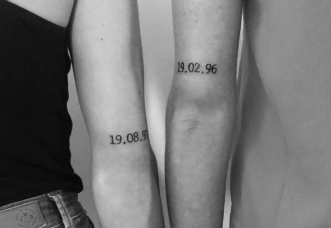 tatuajes hermanas fecha nacimiento