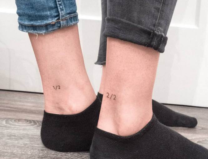 tatuajes hermanas numeros