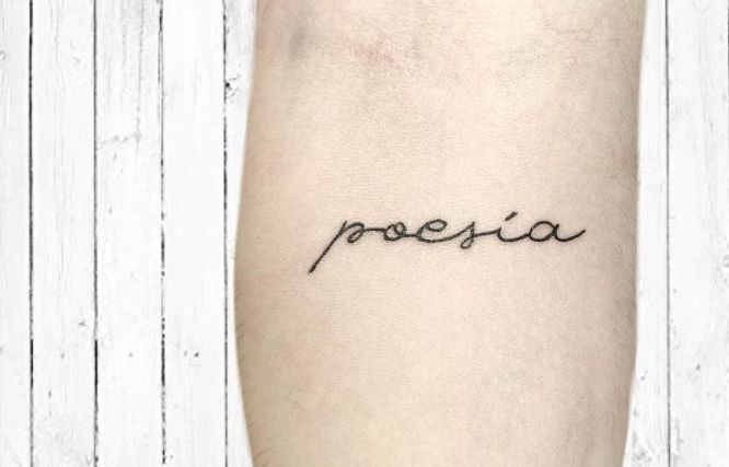 tatuaje tumblr palabra poesia